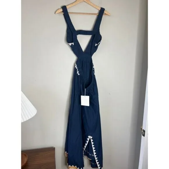 sachin and babi light blue dress Carolina k kuna embroidered main image 1